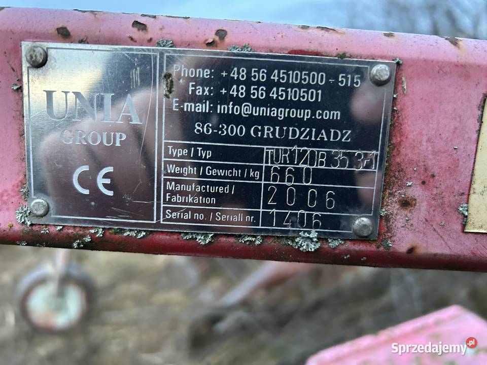 Pługi unia tur 31 nieuszkodzony Juchnowiec Kościelny