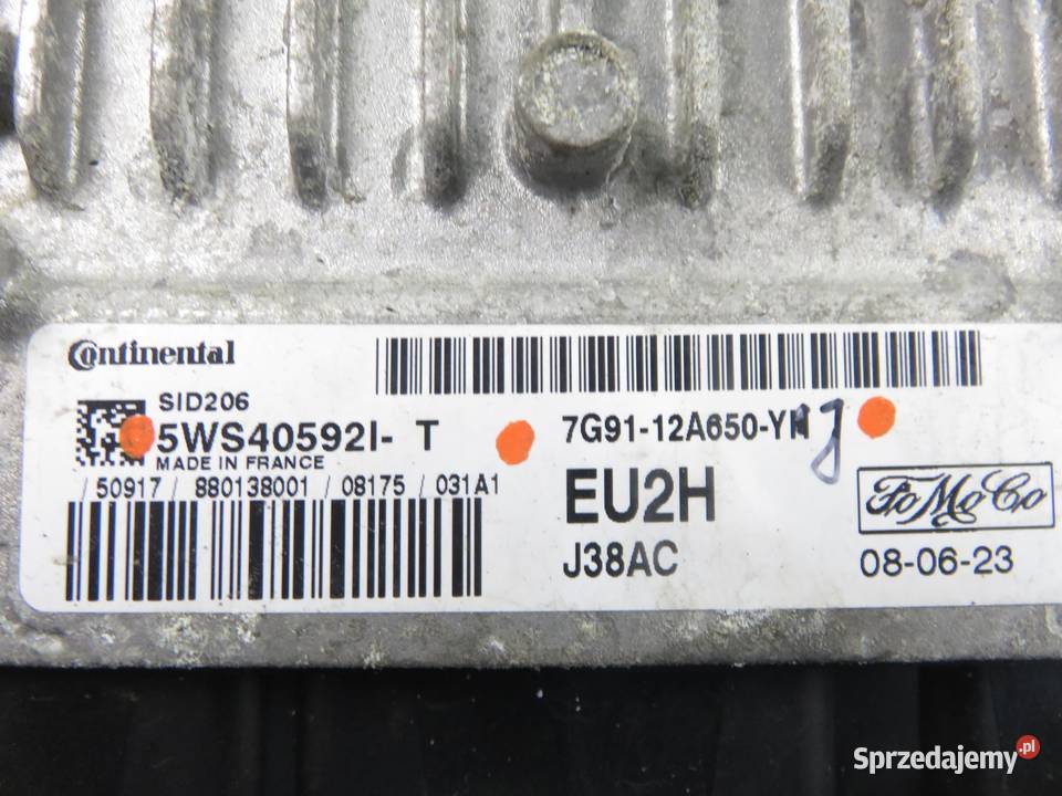 STEROWNIK FORD MONDEO MK4 18 TDCi 5WS40592IT osobowe