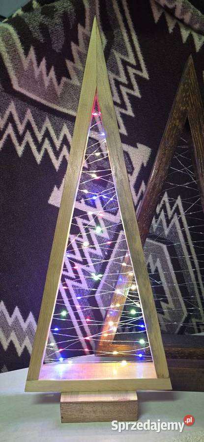 choinka święta led drewno sprzedam