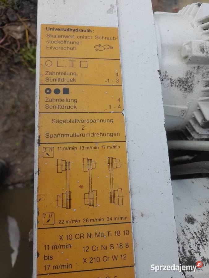 Piła przecinarka ramowa KASTO PSB 250 U sprzedam