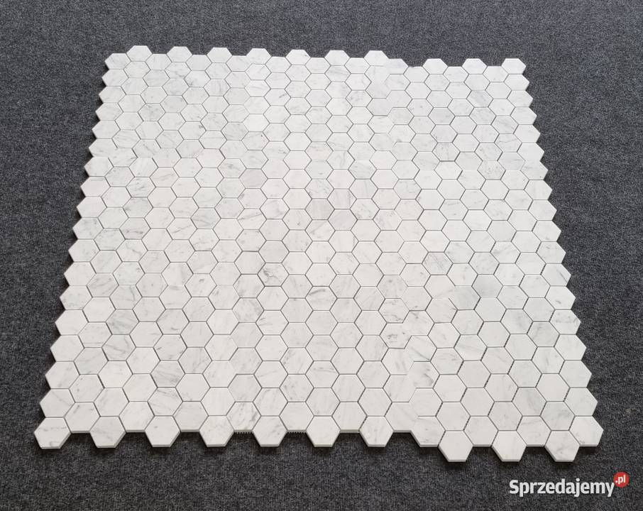 MOZAIKA MARMUROWA BIANCO CARRARA HEXAGON MATOWA dolnośląskie sprzedam