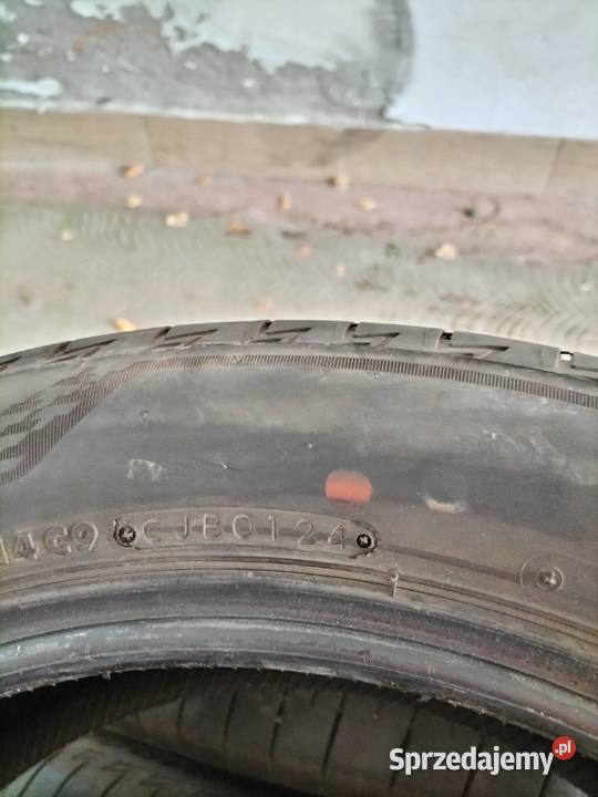 4 opony Brigestone 2155518 letnie używane 2024r mazowieckie Warszawa