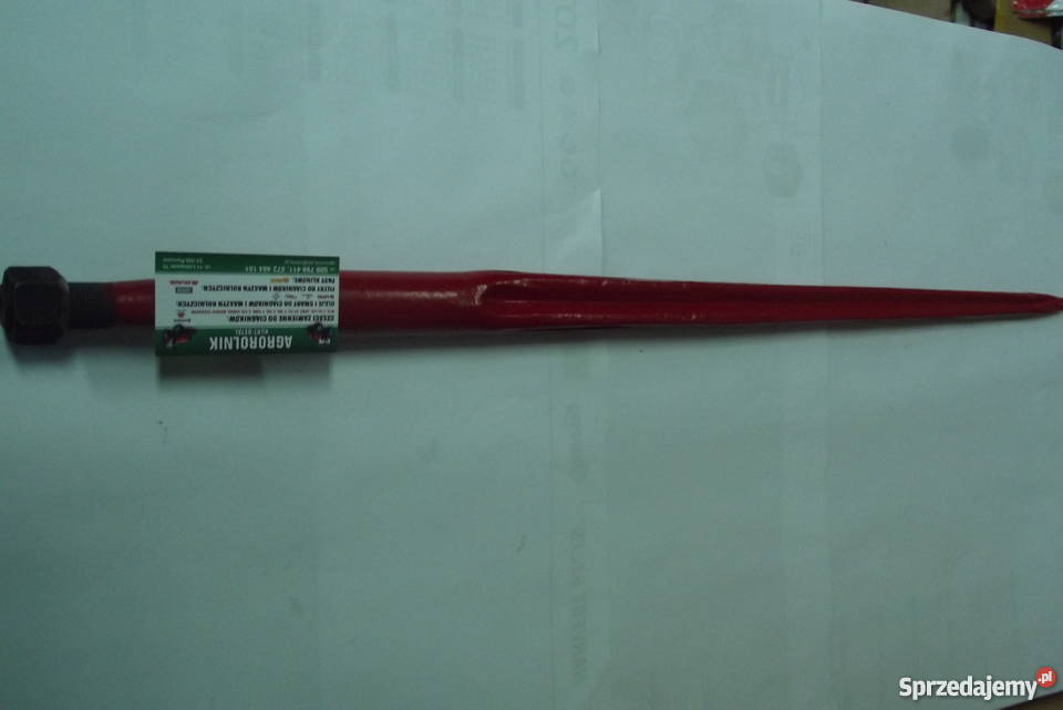 Ząb ładowacza prosty L6900 mm M22 x15 z nakrętką Parczew