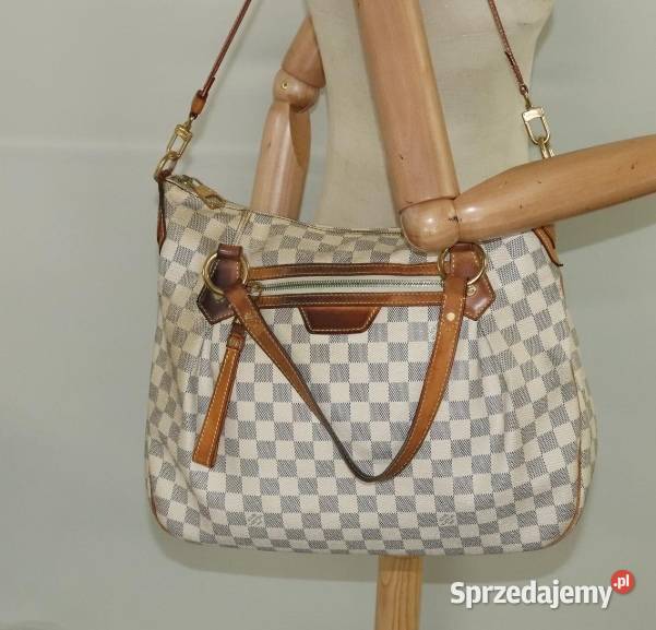 Oryginalna LOUIS VUITTON Damier Azur Evora MM