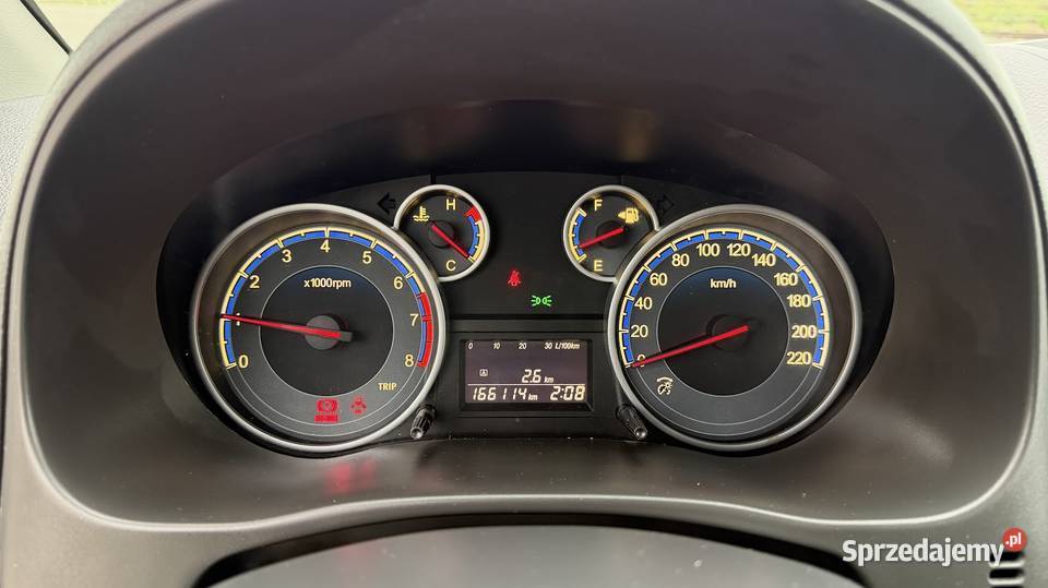 Fiat Sedici 16 benzyna 2009 Klima radio Konin sprzedam