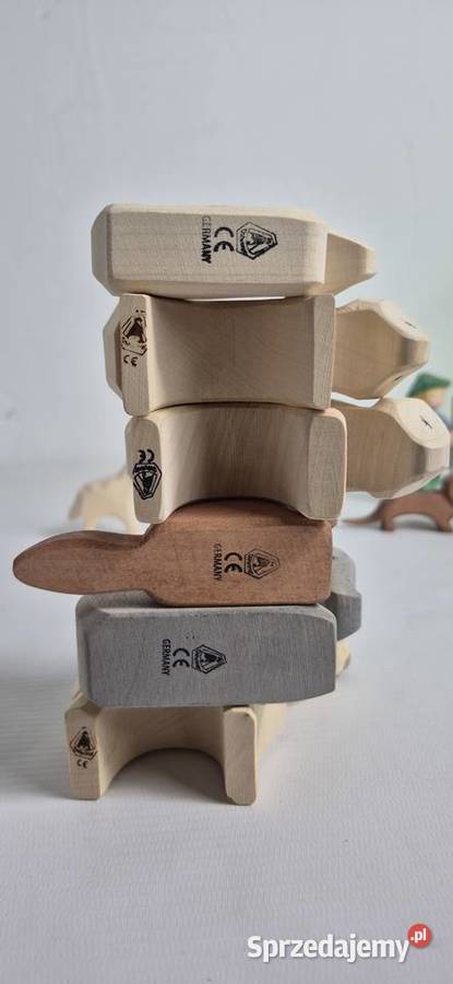 Wielki Zestaw Drewnianych Figurek OSTHEIMER 23 lubelskie Biłgoraj