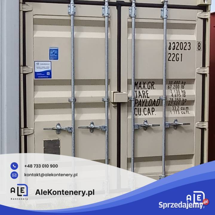 KONTENER MORSKI 20DV NOWY dostępny ręki 6metrowy Stanisławie
