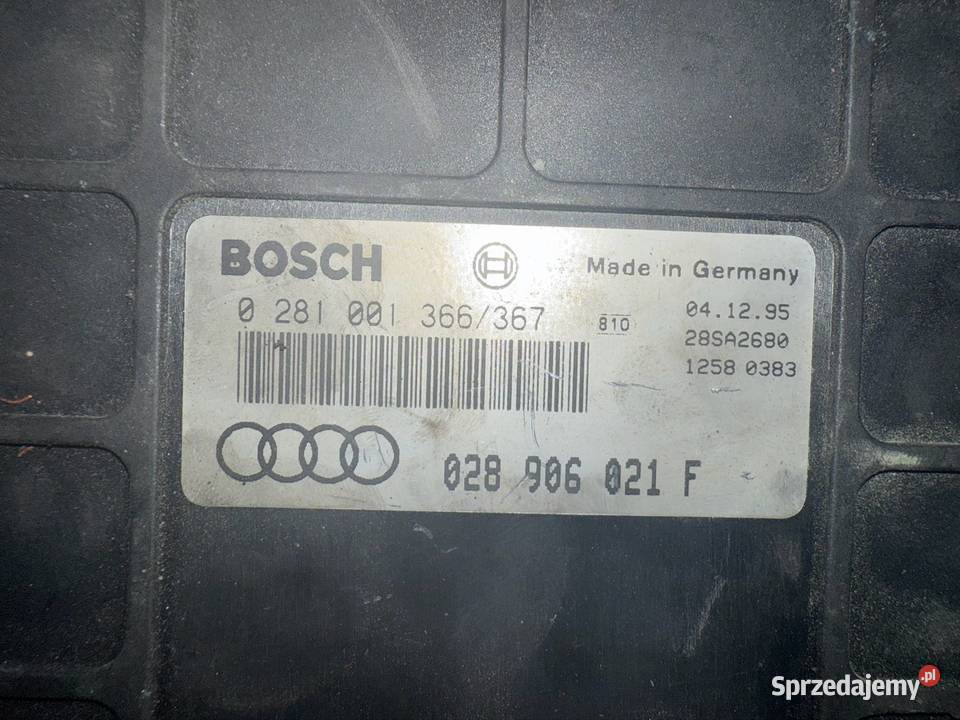 ECU AUDI A4 19TDI 0281001366367 028906021F sprzedam