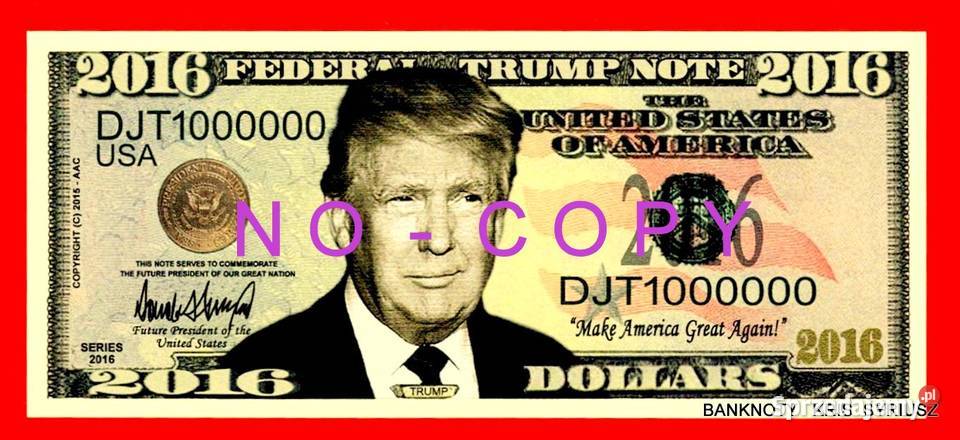 1 Milion Dolarów USA 2024r Joe Bieden UNC Kolor Wrocław