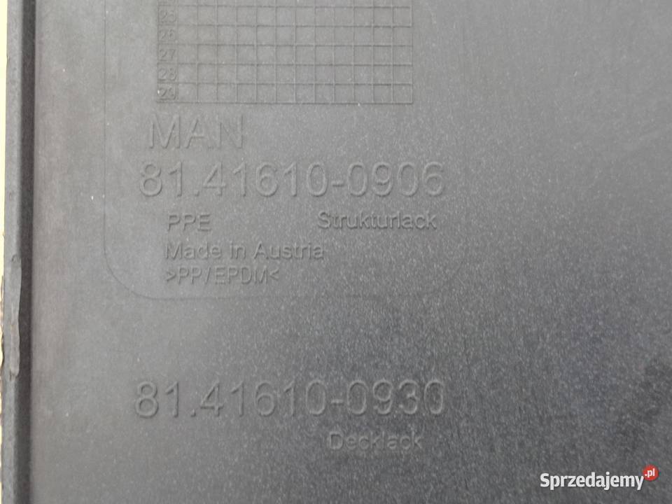 MAN TGS TG3 OSŁONA ZAŚLEPKA ZDERZAKA REFLEKTORA ciężarowe Bieleń