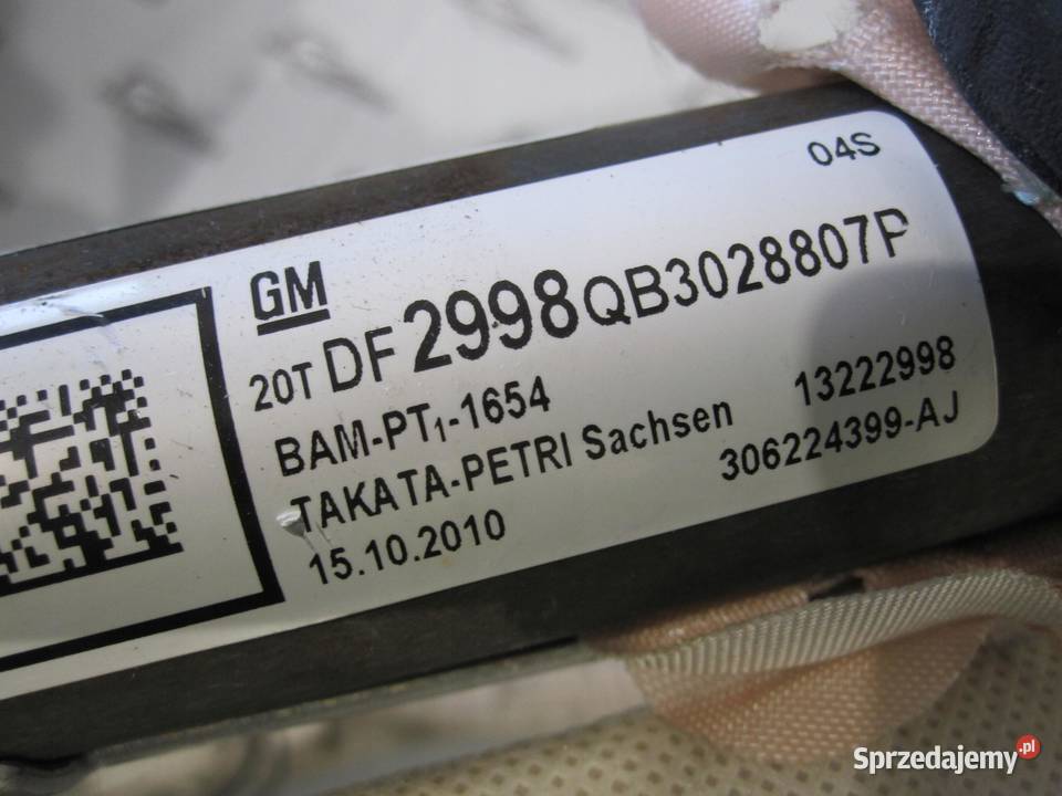OPEL INSIGNIA A 10r kurtyna lewa 13222998 osobowe