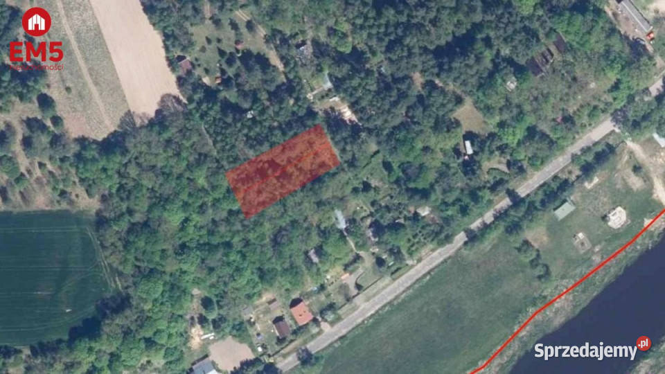 sprzedaży działki 1400m2 Krzewo