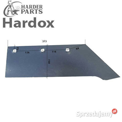 Lemiesz 300hektarów HARDOX 40430767P do pługa podlaskie