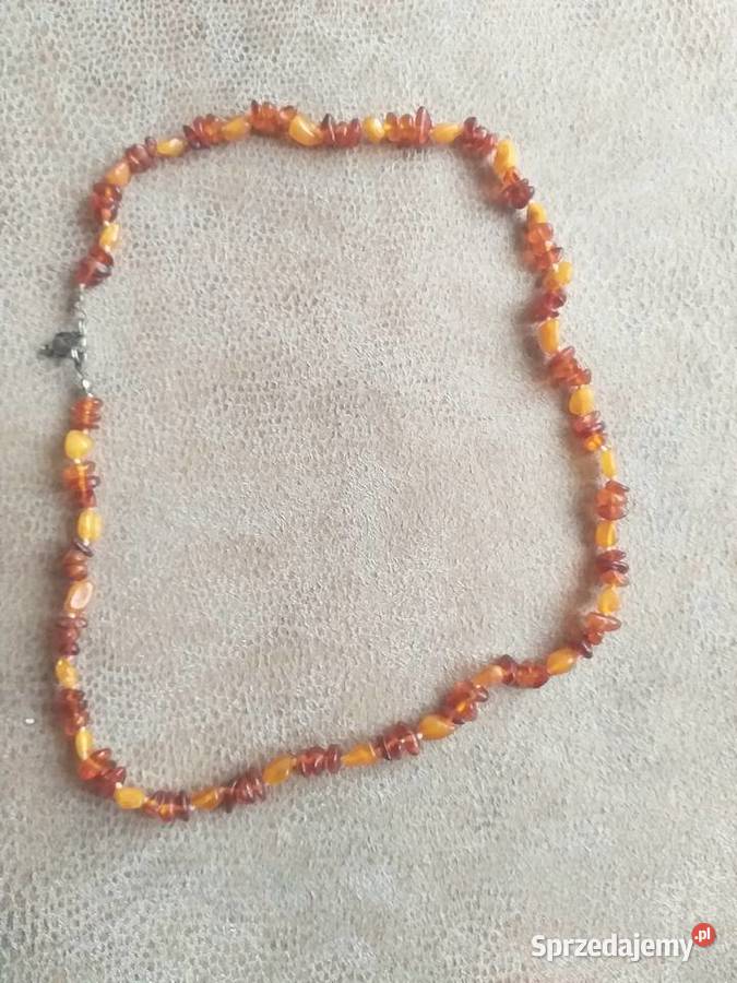 naszyjnik z bursztynu używany