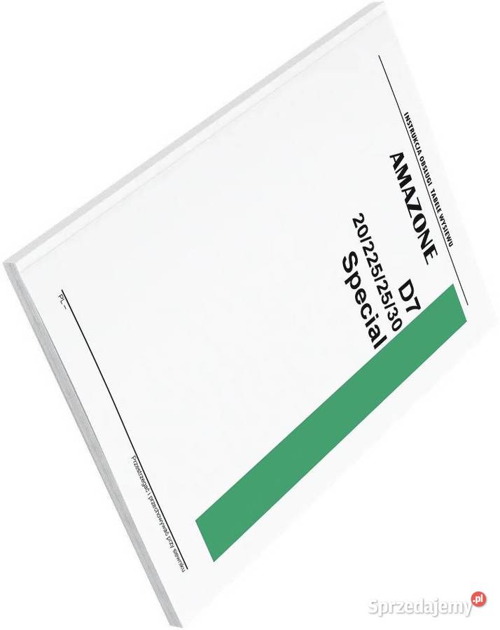 Amazone Amaco Instrukcja katalog Szamotuły