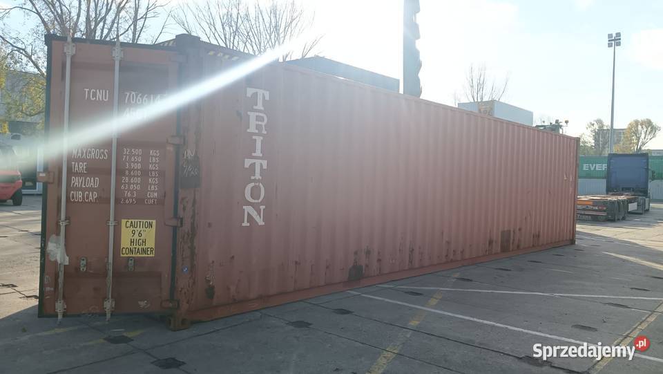 Kontener morski 12 metrowy 40 HC Pewny Kontener