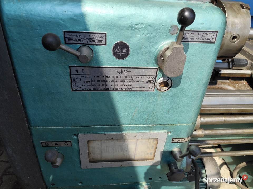Tokarka do metalu TuD 50 x 500 Top Cu 400 Maków Podhalański sprzedam
