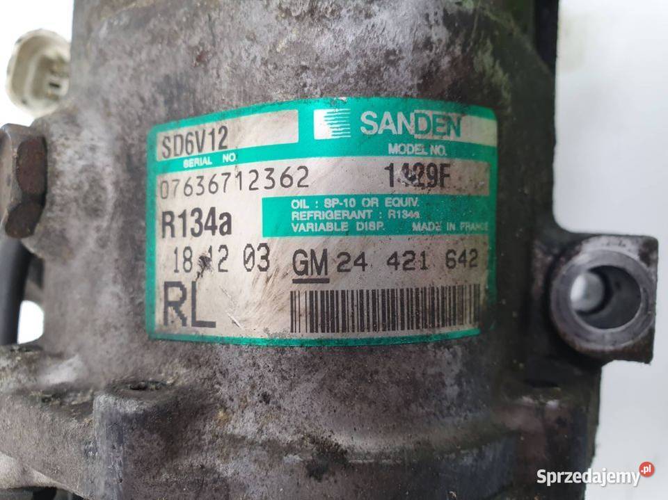 SPRĘŻARKA KLIMATYZACJI OPEL 24421642 Lipno