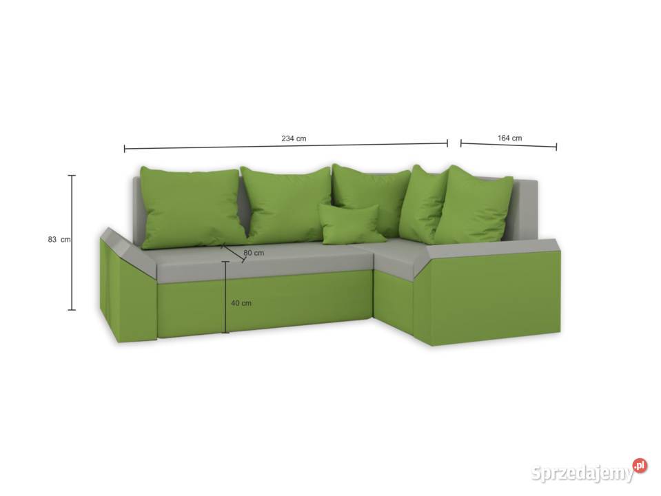 Narożnik rogówka PARIS rozkładany funkcja spania lubuskie