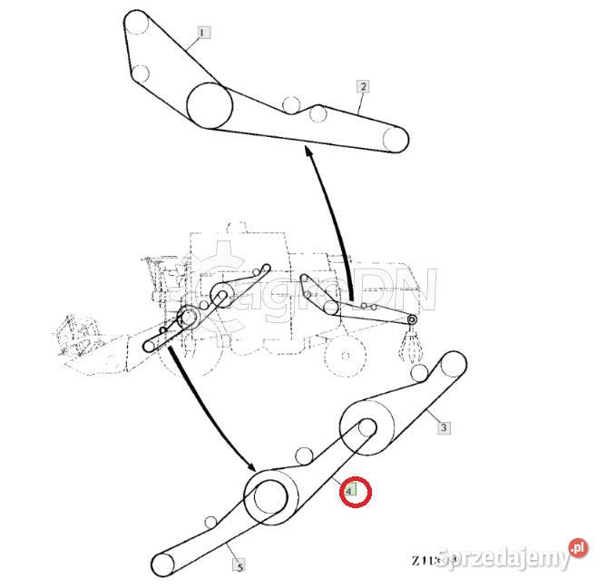 Pas klinowy John Deere Z 21501 Radomsko