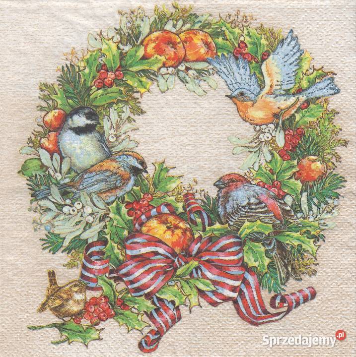 Decoupage serwetki Boże Narodzenia zestaw 6 Skarżysko-Kamienna