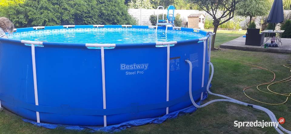basen bestway 457x122 stelażowy plus pompa Dobrzykowice