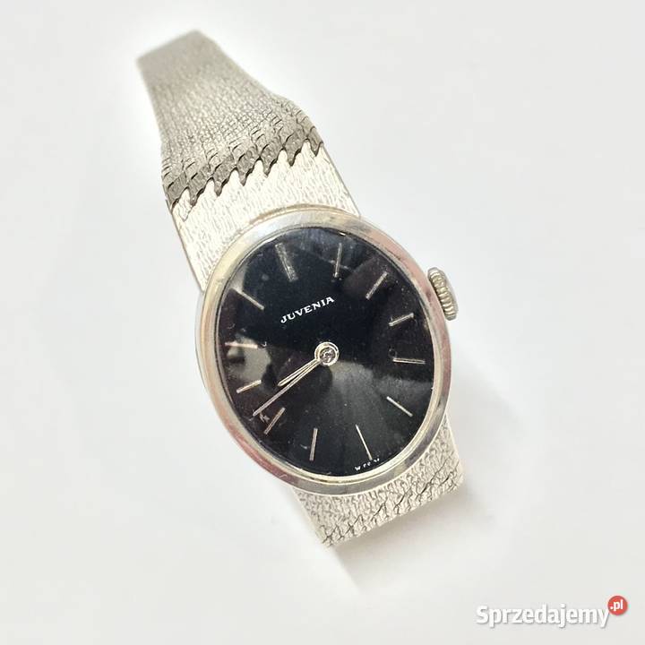 JUVENIA Zegarek damski BIAŁE złoto 750 mazowieckie