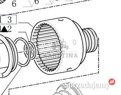 Holland T7 T6030 TM165 TM155 TM150 TM140 TM145 Części i osprzęt rolniczy Jastrzębniki