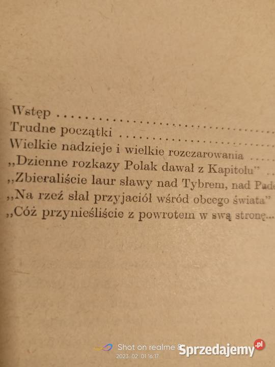 Legiony polskie we Włoszech Skowronek książki Warszawa