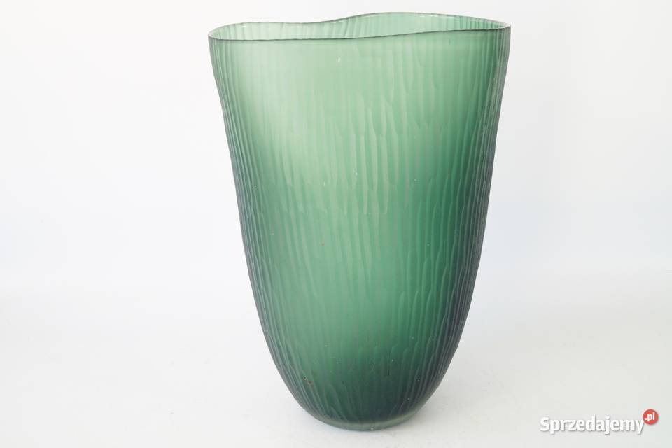 Nowoczesny szklany wazon DESIGN 32 ciekawy Gizałki