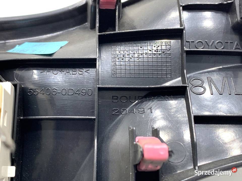 PANEL STEROWANIA NAWIEWU TOYOTA YARIS III osobowe Panele sterowania, przełączniki