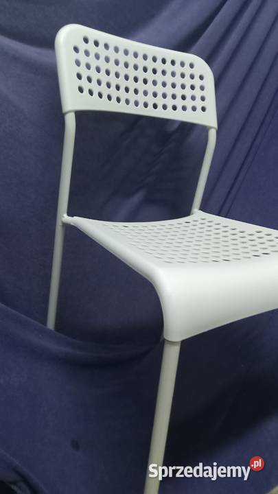 krzesło metalowe plastik białe Warszawa sprzedam