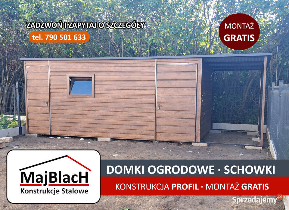 Garaże Blaszane Wiatka OgrodowaSchowek na blacha Lubaczów
