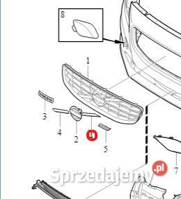 VOLVO S60 V60 gorna listwa chrom grill RDESIGN Bielany Wrocławskie sprzedam