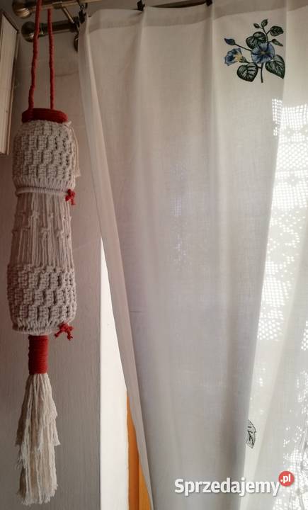 Lampion wiszący podwójny makrama Kraków sprzedam