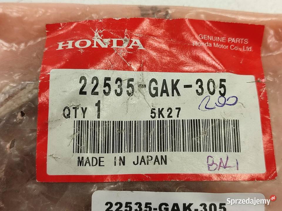 SPRZĘGŁO OKŁADZINY HONDA CH80 20002006 NOWE