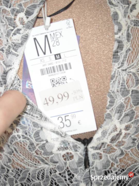 Sukienka bershka kwiaty koronka m s lubelskie Lubartów