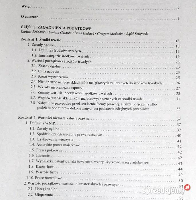 Środki trwałe wartości niematerialne i prawne