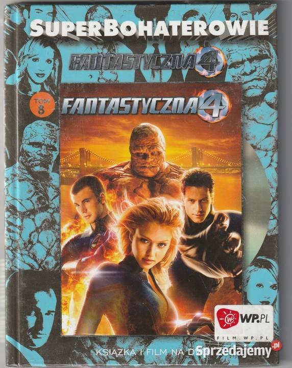 Fantastyczna 4 płyta Jessica Alba DVD DVD Filmy Pruszków