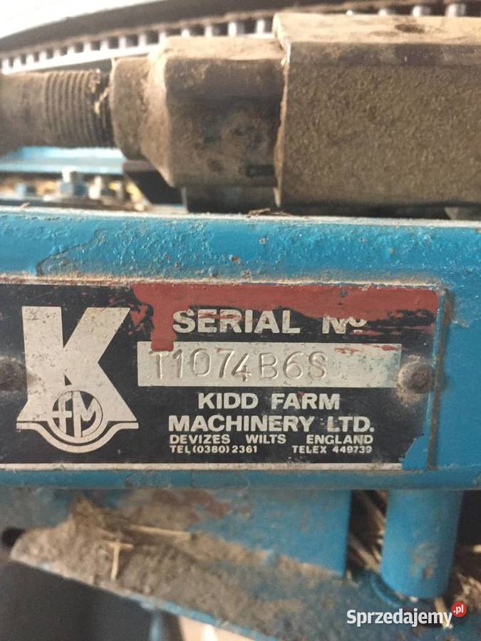 Ścielarka słomy do truskawek firmy Kidd sprzedam