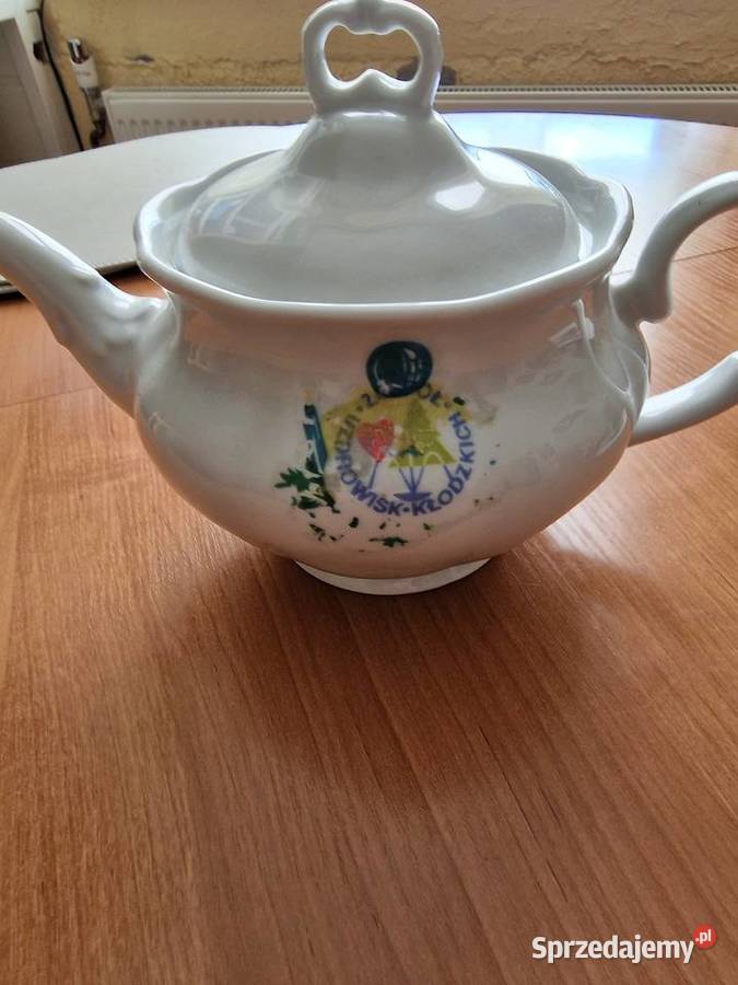 czajnik i talerzyki Polanica-Zdrój