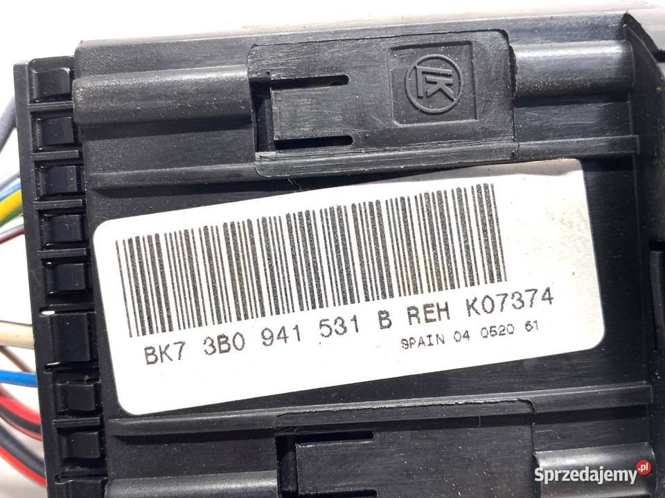 WŁĄCZNIK ŚWIATEŁ SKODA ROOMSTER 3B0941531B 0615 podkarpackie