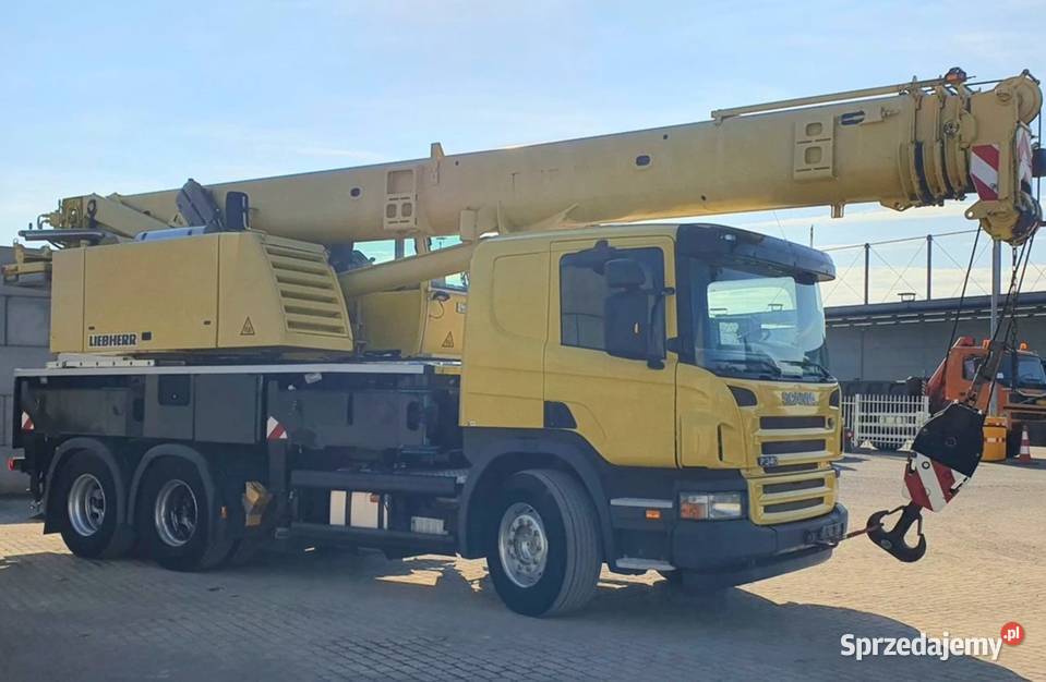 Liebherr LT Scania P 410 8x4 8666km Warszawa