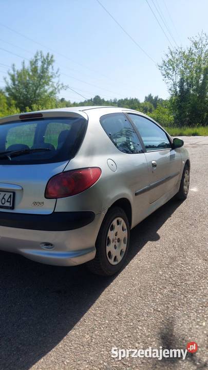 Peugeot 206 Klimatyzacja 169tysPrzebieg śląskie Rybnik sprzedam