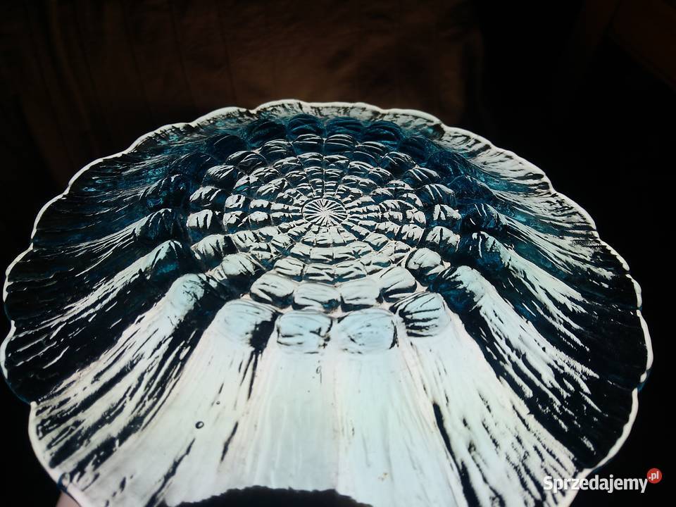 Frost talerz Cora patera niebieska 175 Szkło Warszawa