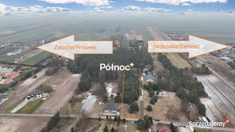 działka na skraju miasta Żdanów