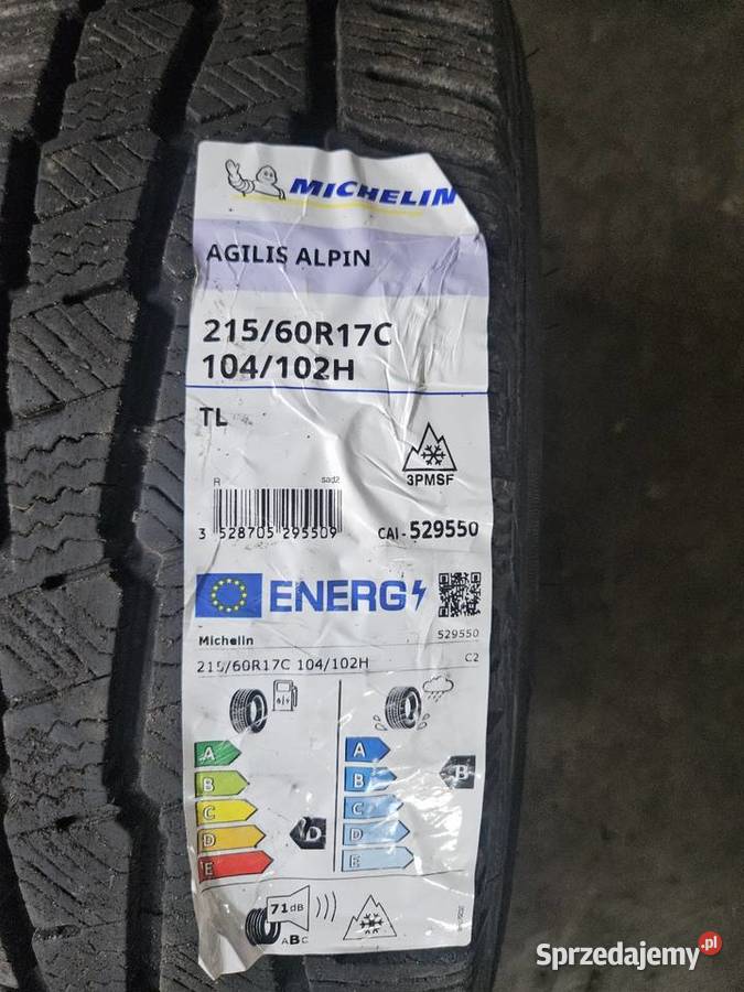 Opony zimowe do busa 4x Michelin Agilis Alpin Samochodowe Bielsko-Biała