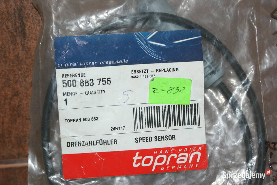 Czujnik ABS BMW 3 E36 1632 09901199 34521182067 osobowe Pozostałe Białobrzegi