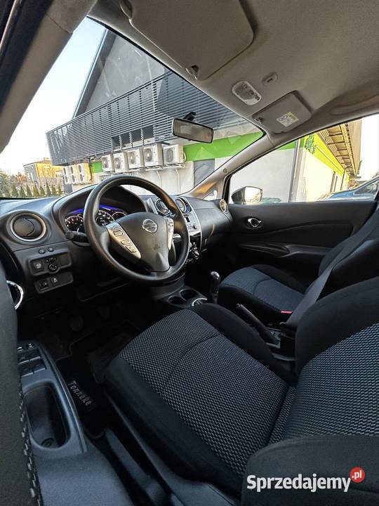 Śliczny Nissan Note Czarny Benzyna Super stan benzyna Note Puławy