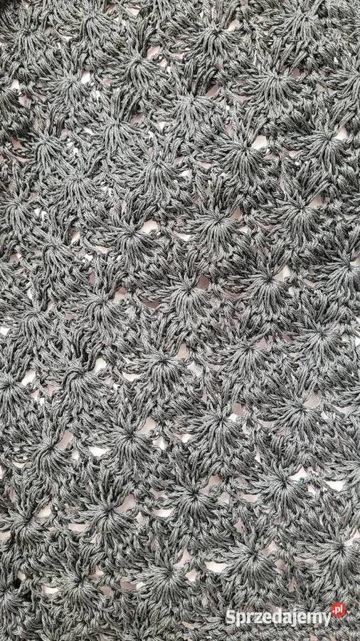 Duża czarna ażurowe torba Lublin